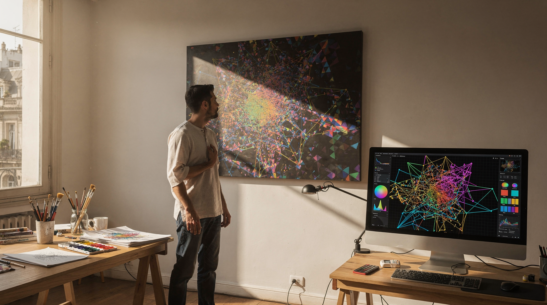 Cómo la inteligencia artificial transforma la producción artística contemporánea