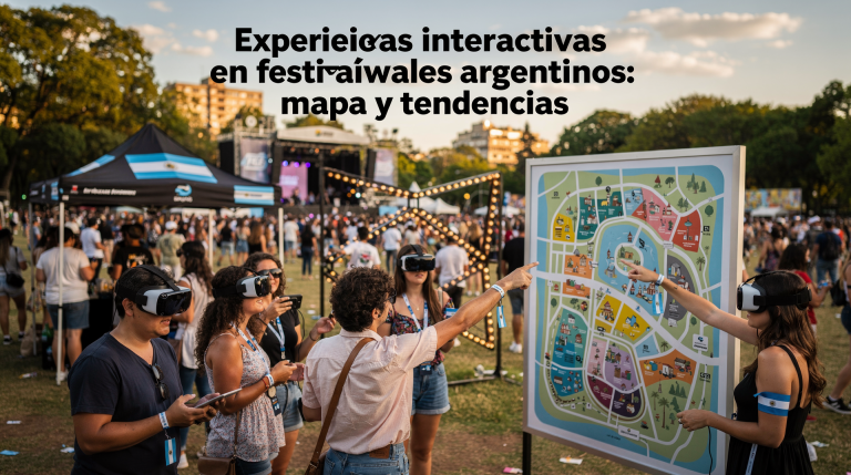Experiencias interactivas en festivales argentinos: mapa y tendencias