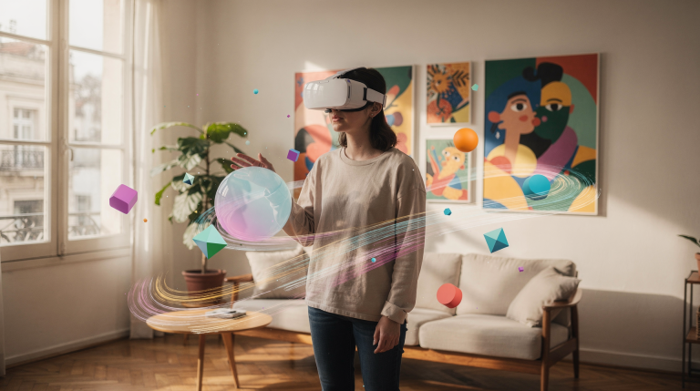 Realidad virtual como dispositivo artístico y espacio de juego